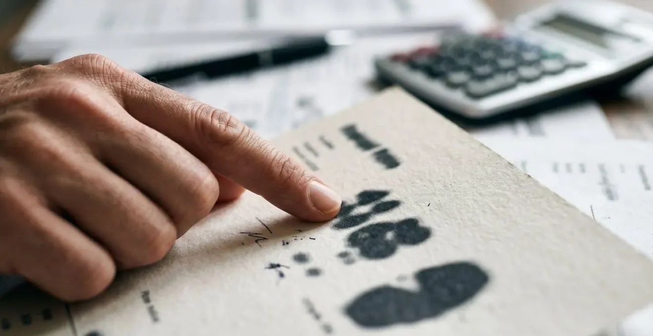 Gros plan sur des documents comptables et calculatrice avec indicateurs financiers