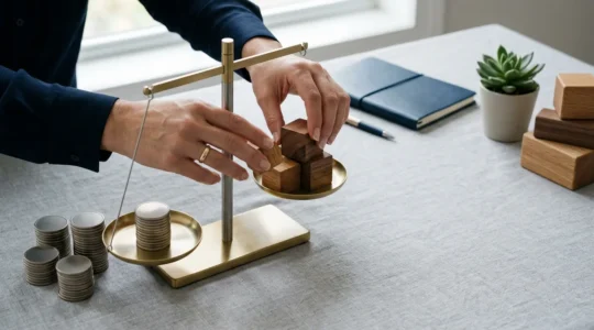 Dirigeant d'entreprise evaluant les options de financement de croissance pour preserver sa tresorerie