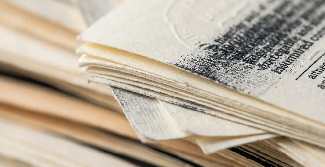 Détail macro de documents juridiques montrant corrections et annotations manuscrites