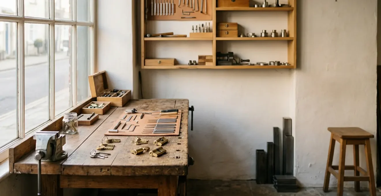 Serrurier professionnel établissant un devis transparent et légal pour client