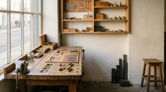 Serrurier professionnel établissant un devis transparent et légal pour client